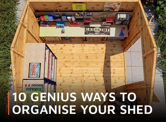 10 Genius ways to organise your shed – Waltons