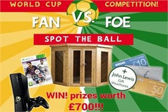World Cup 2014 Competition - Spot the Ball to WIN!
