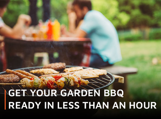 Get your garden BBQ ready in less than an hour