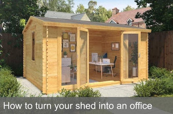 How to turn your shed into an office