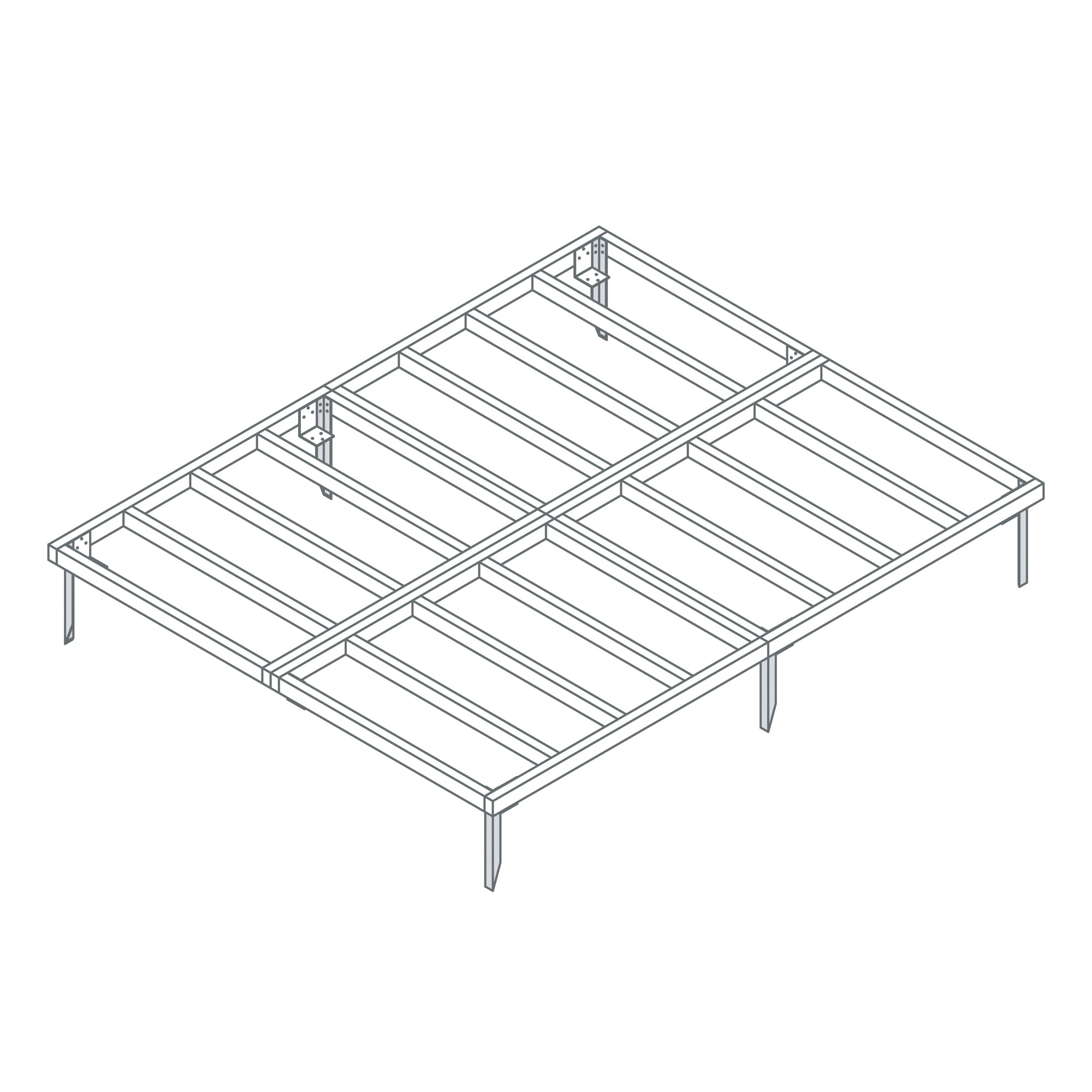 10 x 8 Wooden Base