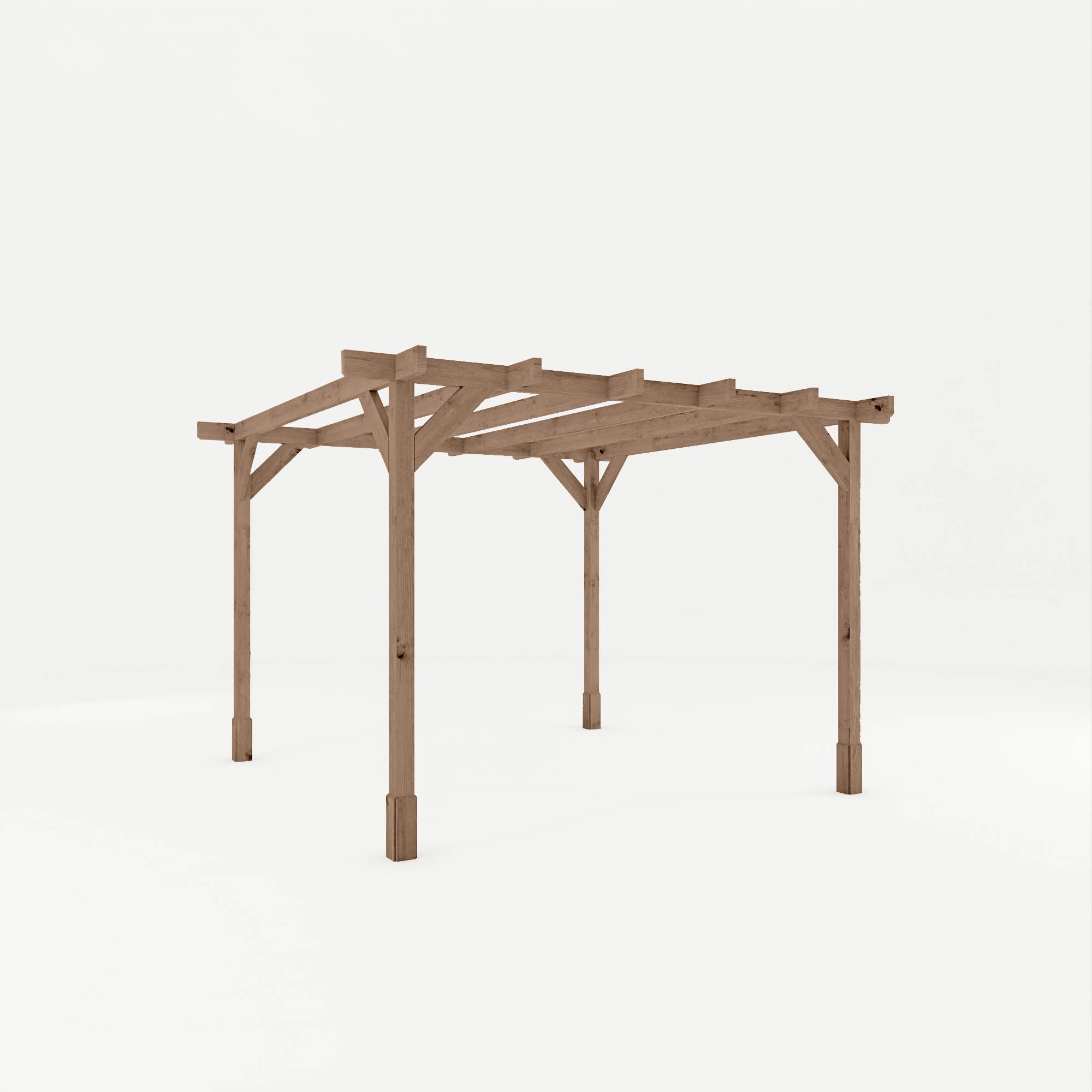 3m x 3m Pressure Treated Pergola
