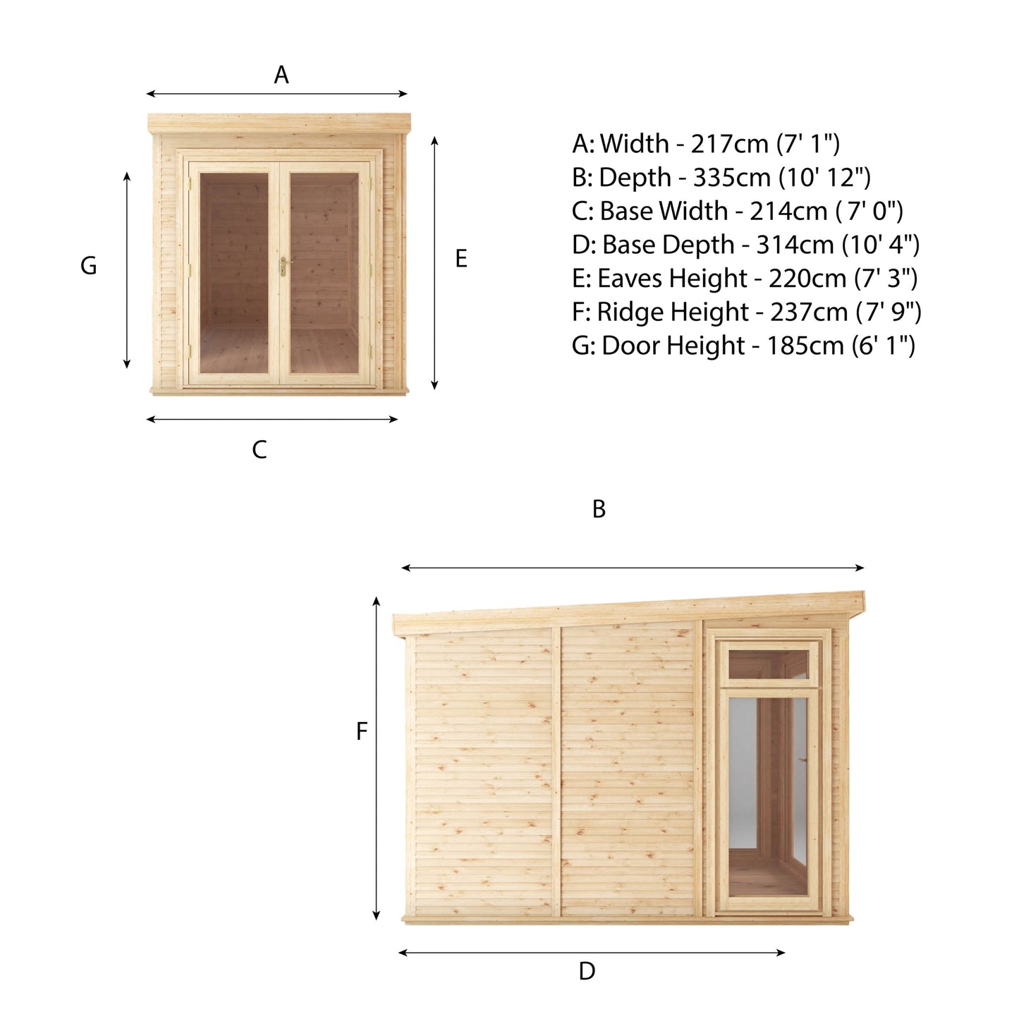 2 x 3m DIY Insulated Garden Room