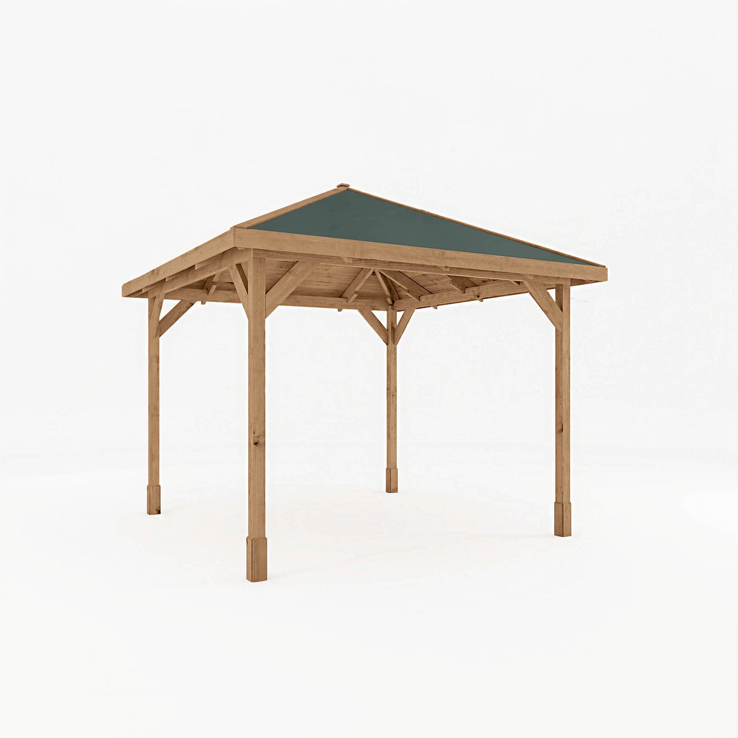 3m x 3m Pressure Treated Gazebo with Tongue & Groove Roof