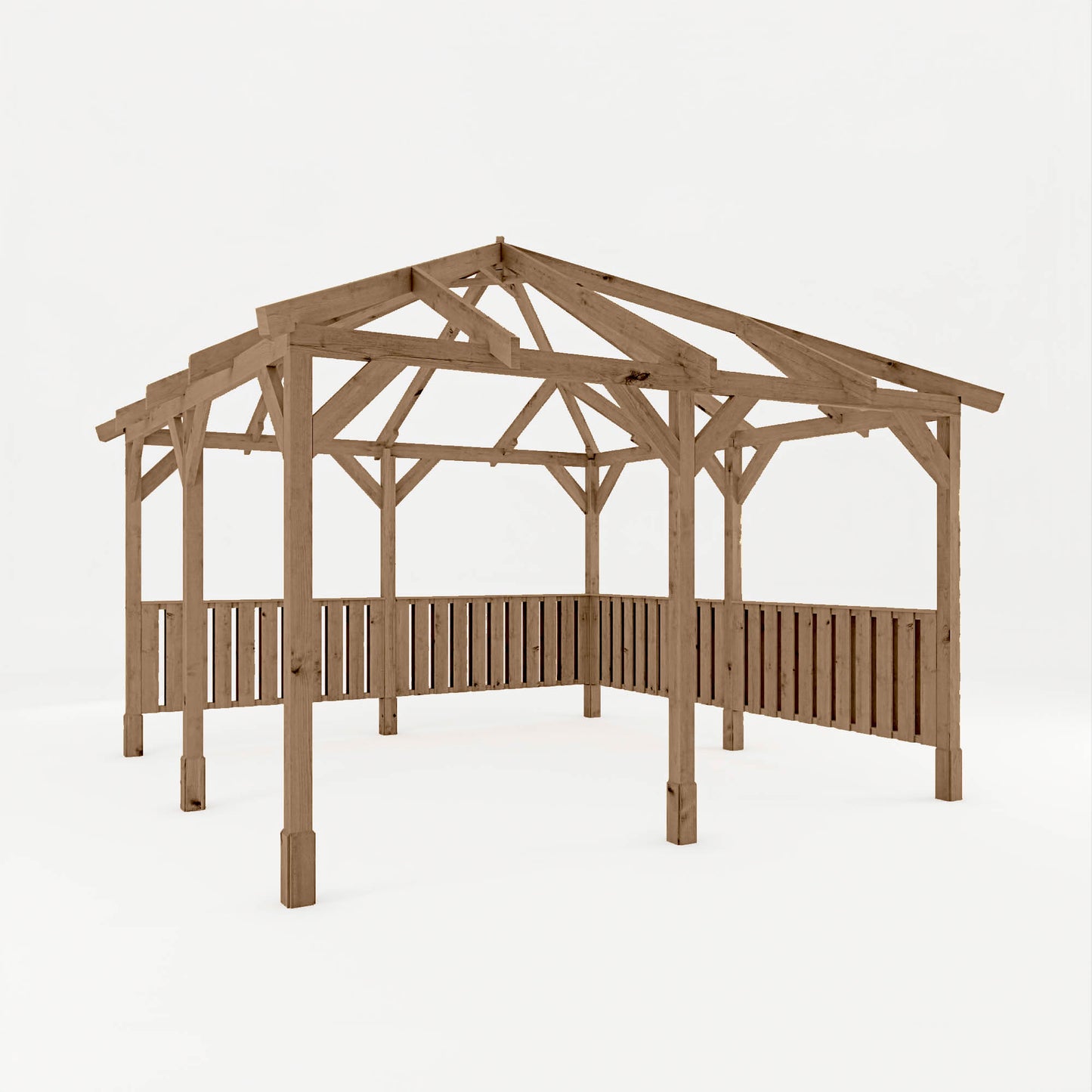 4m x 4m Pressure Treated Gazebo