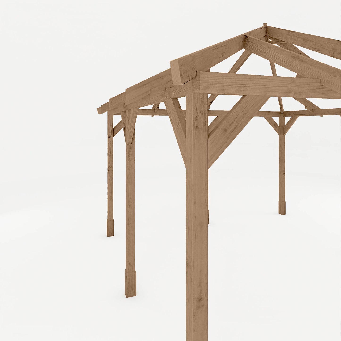 4m x 4m Pressure Treated Gazebo