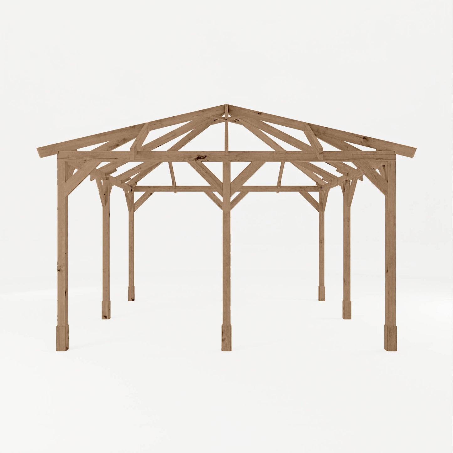 4m x 4m Pressure Treated Gazebo