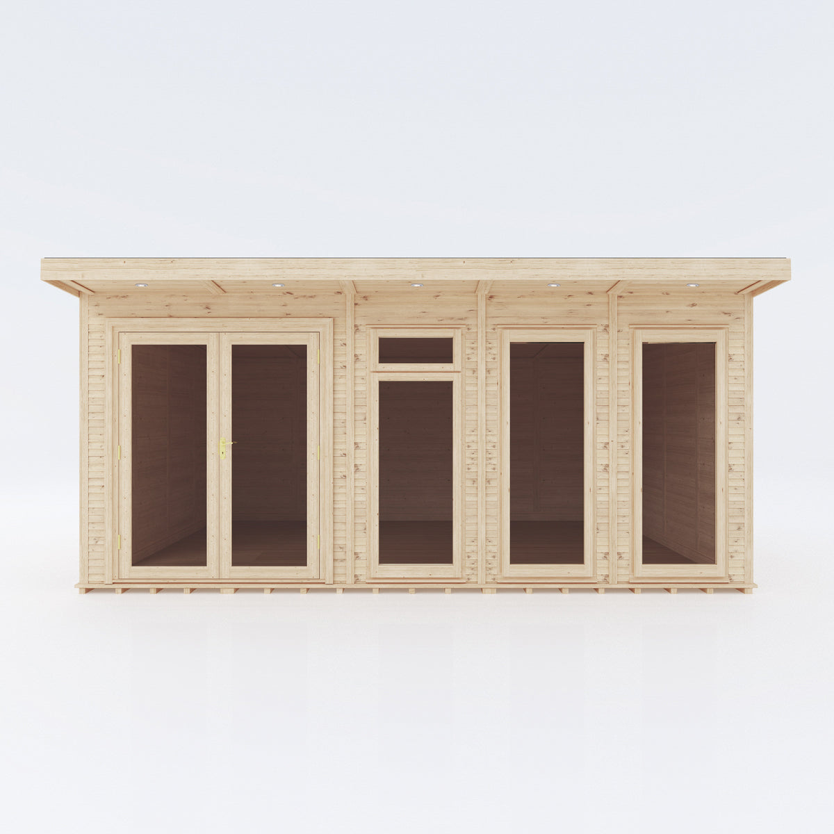5m x 4m Classic garden room front view