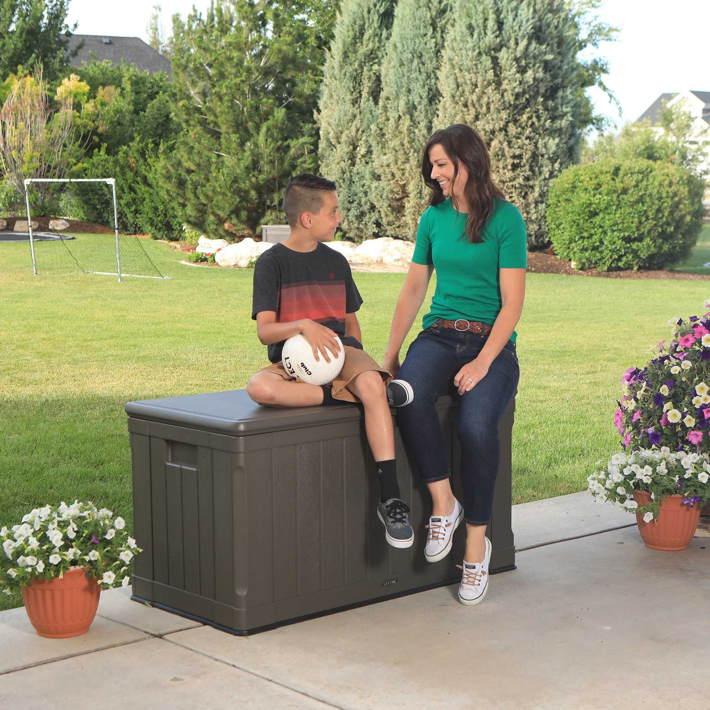 Lifetime Outdoor Storage Deck Box - 430L