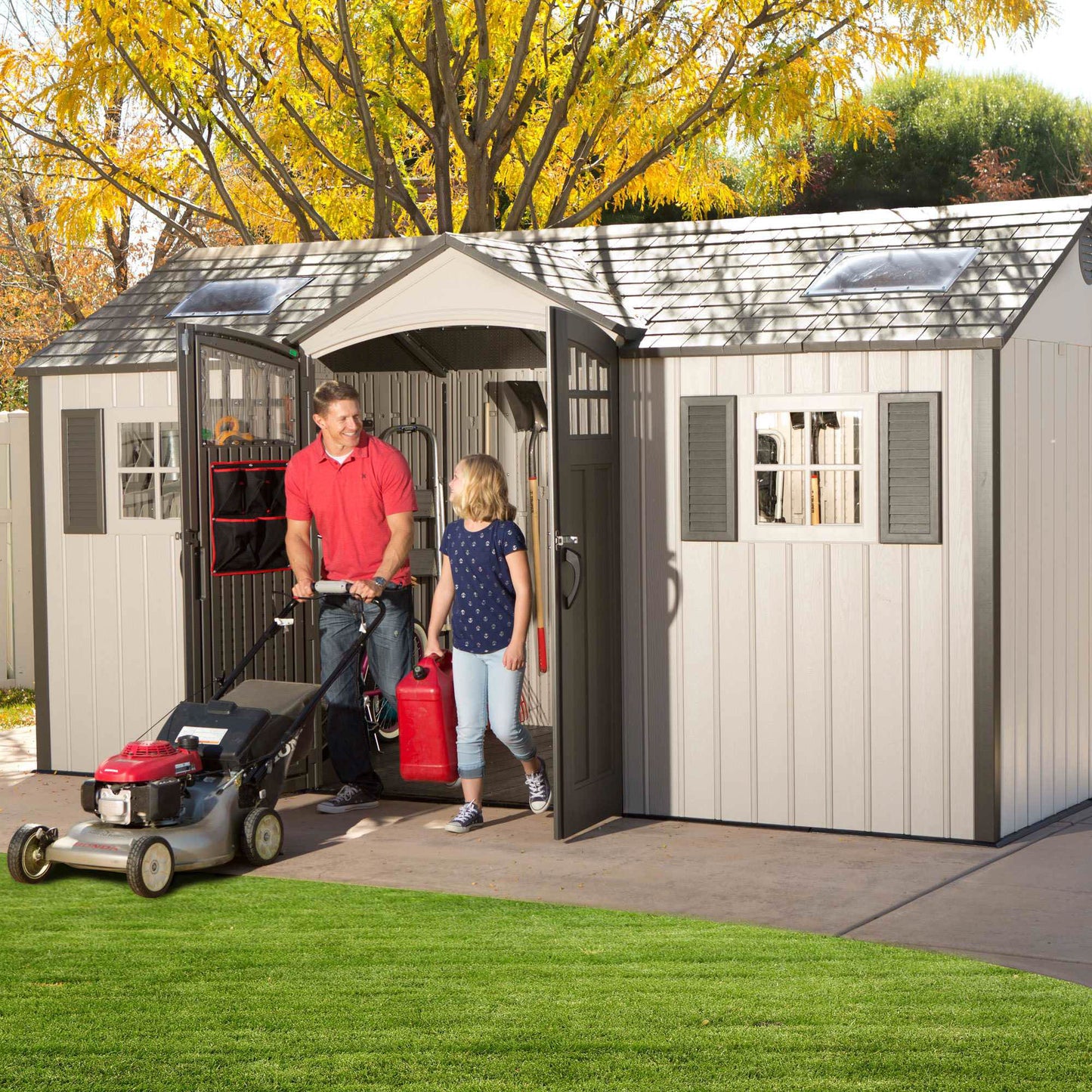 Lifetime 15 x 8' Outdoor Storage Shed