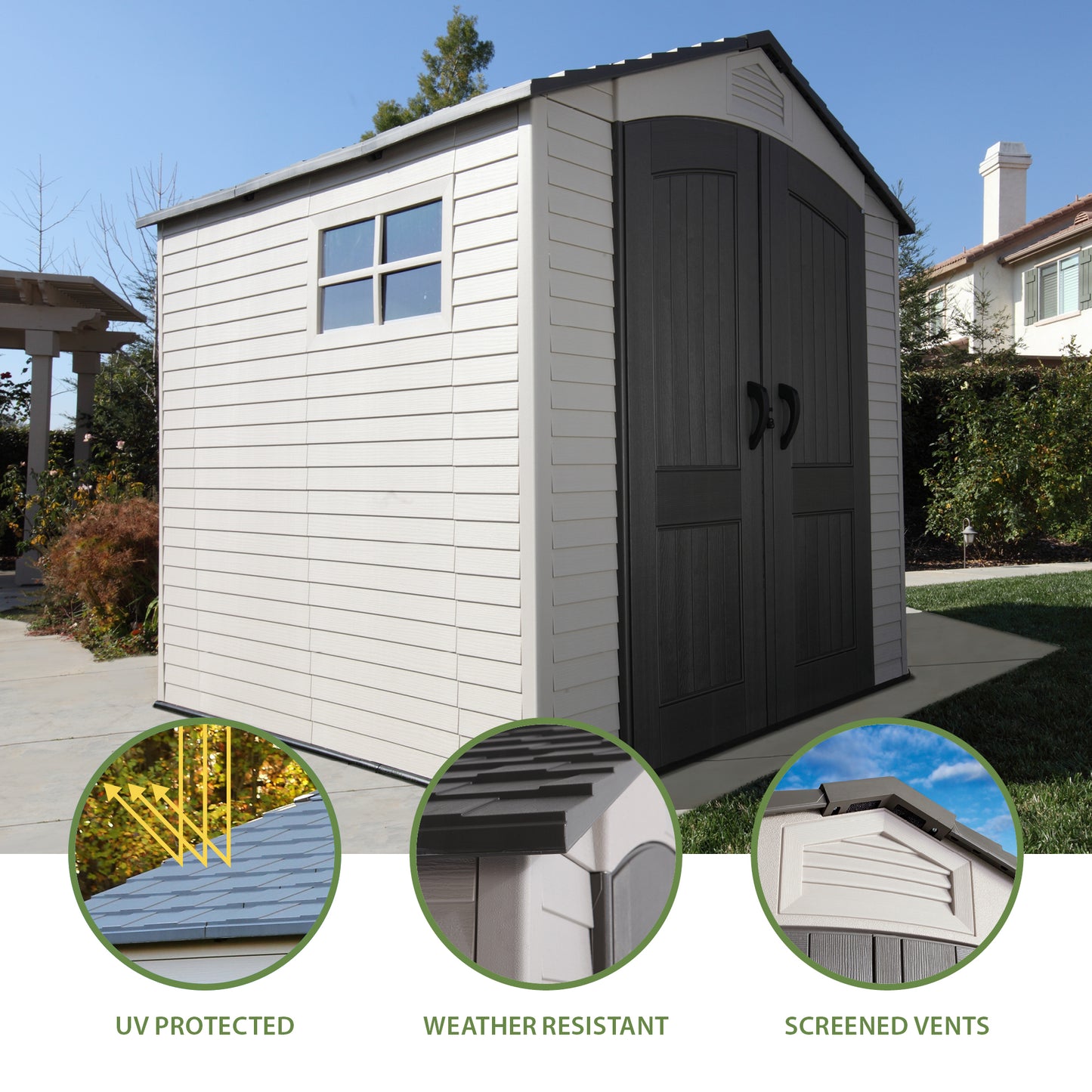 Lifetime 7 x 7 Outdoor Storage Shed