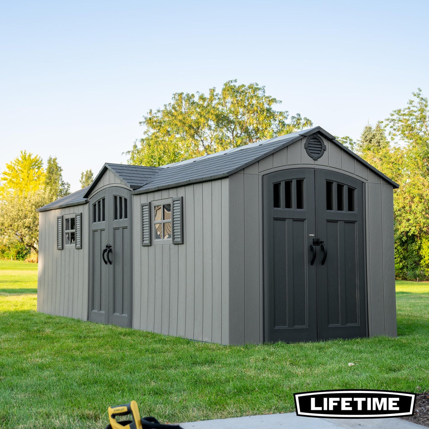 Lifetime 20 x 8 Outdoor Storage Shed