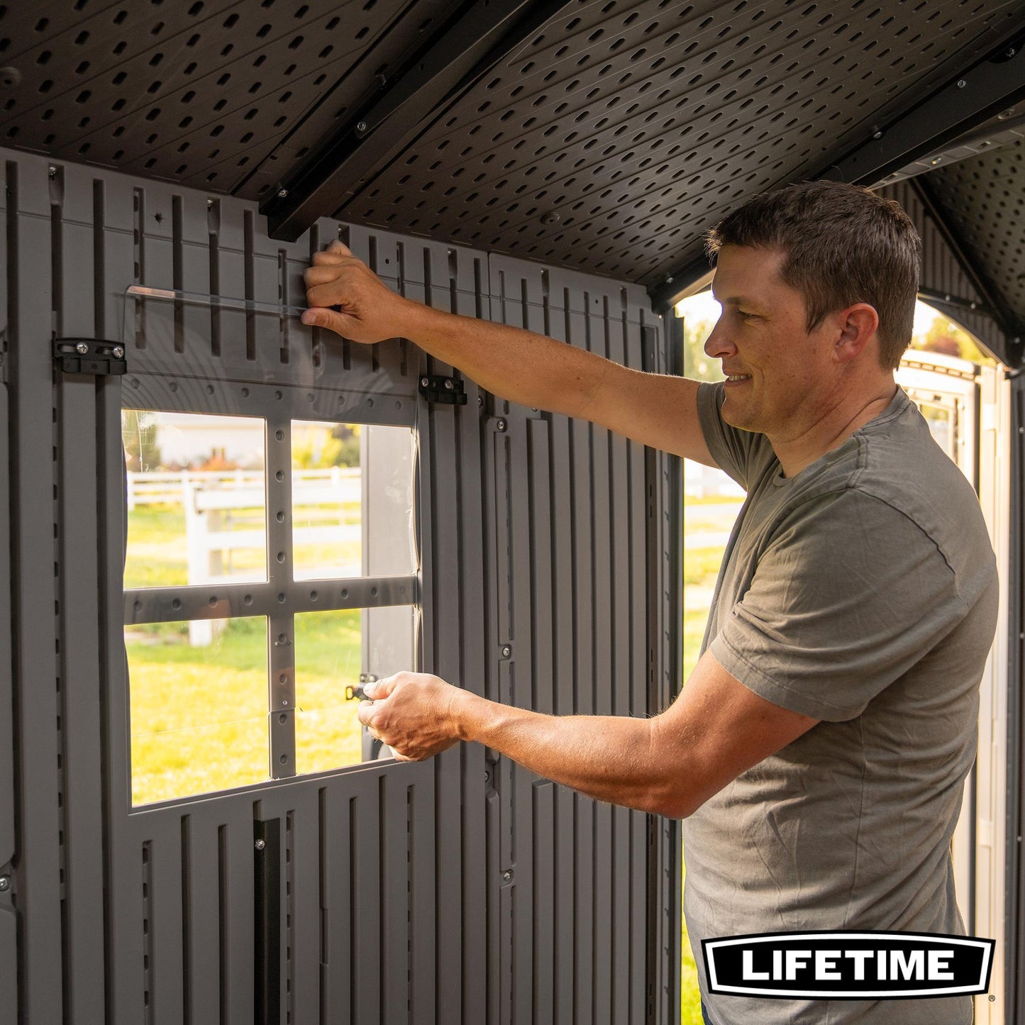 Lifetime 20 x 8 Outdoor Storage Shed