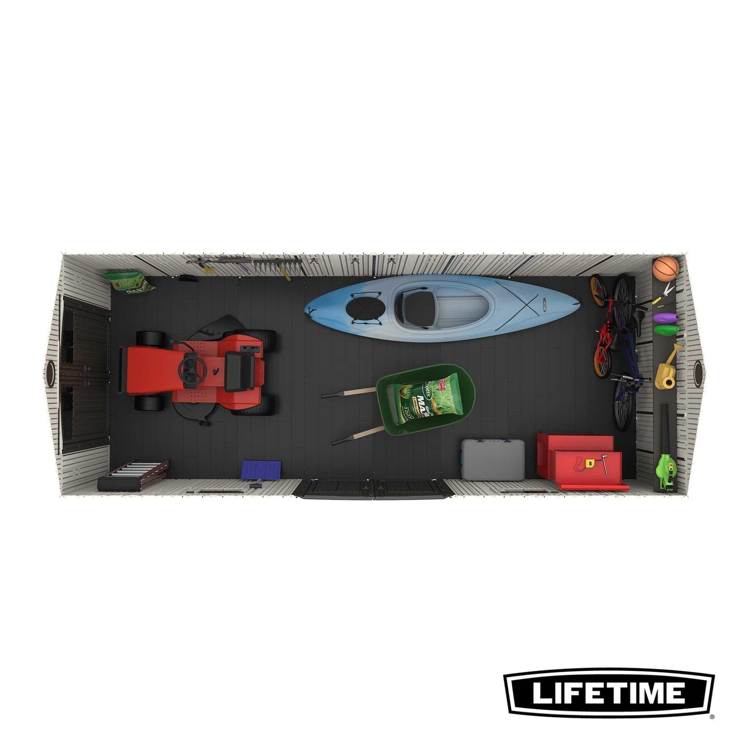 Lifetime 20 x 8 Outdoor Storage Shed