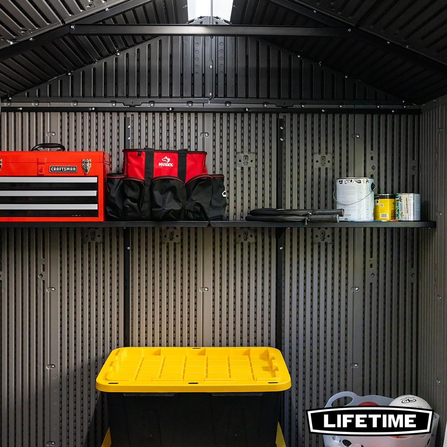 Lifetime 16.5 x 7 Outdoor Storage Shed