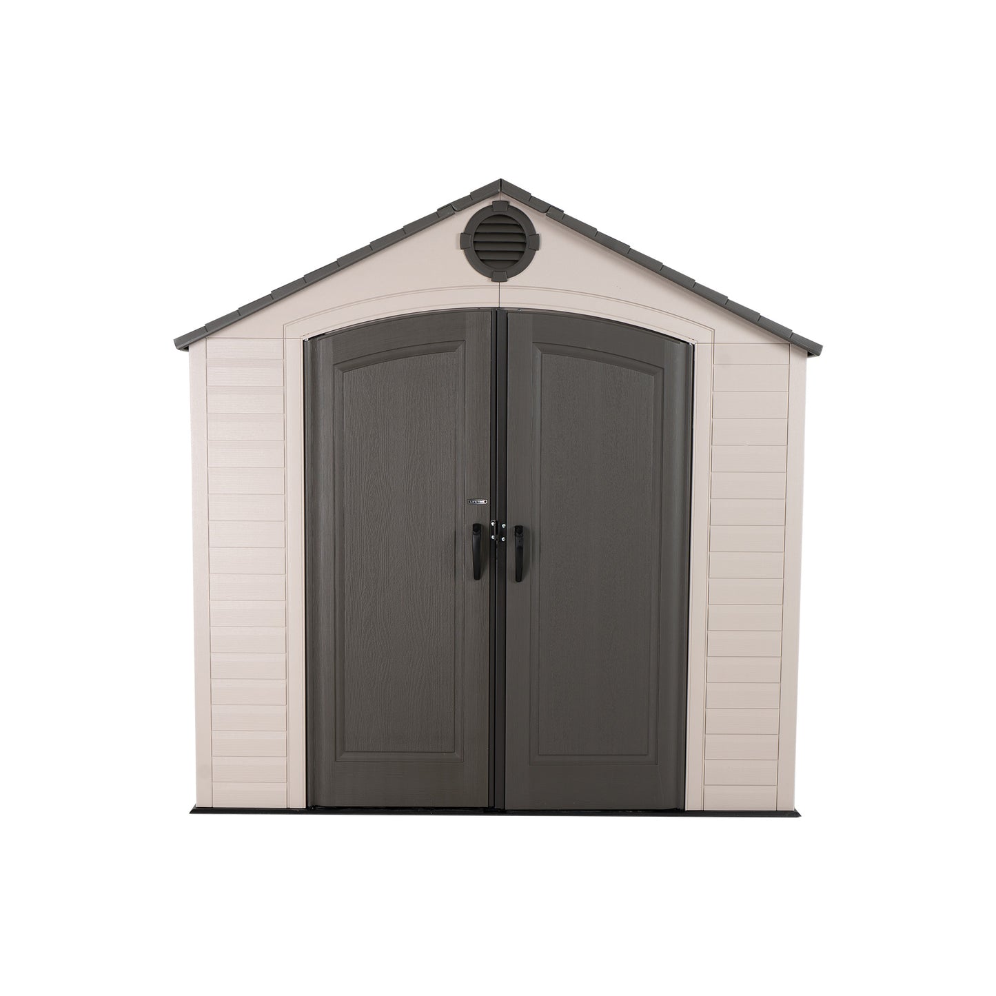 Lifetime 8 x 13' Outdoor Storage Shed - Light Grey