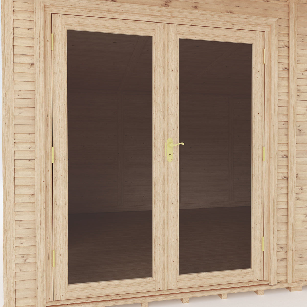 Close up of the doors - external
