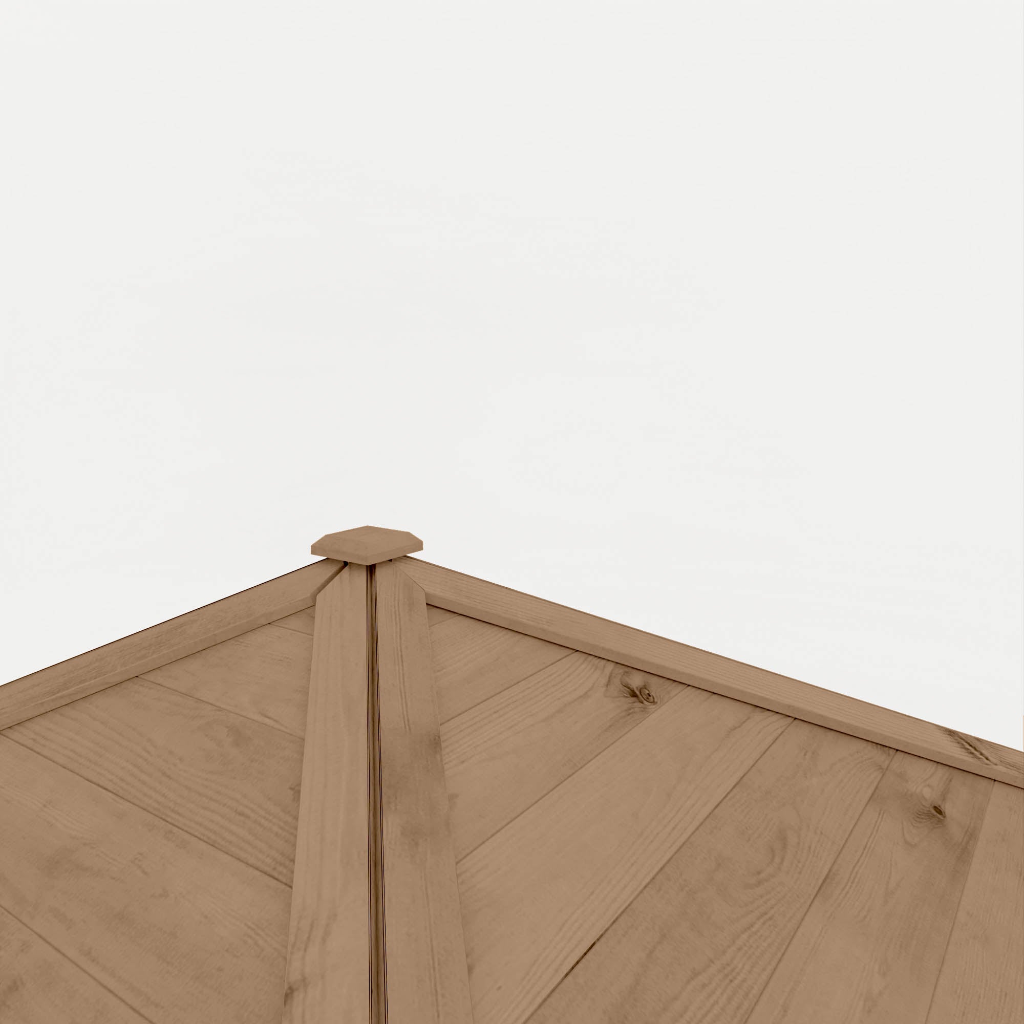 3m x 3m Pressure Treated Gazebo with Tongue & Groove Roof