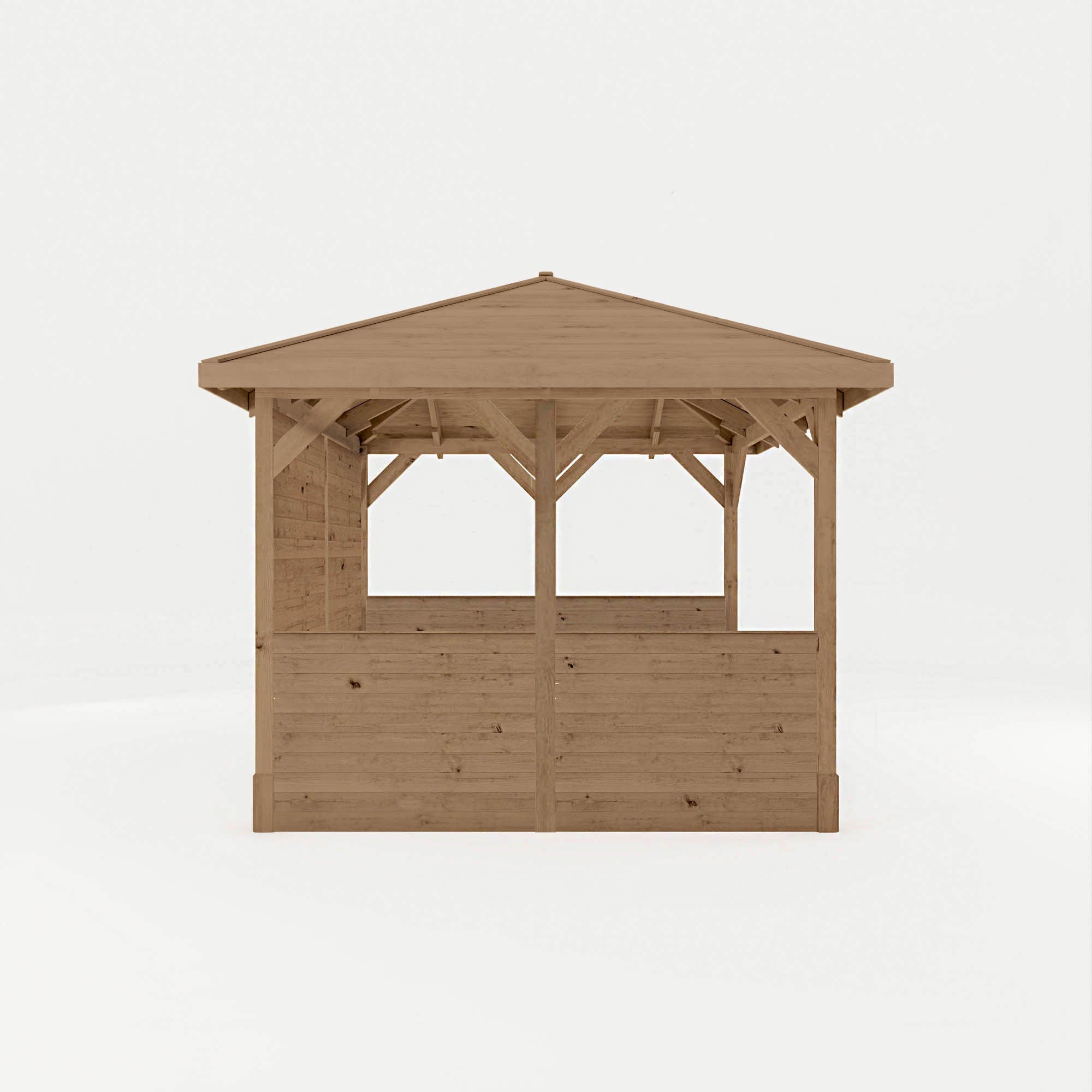 3m x 3m Pressure Treated Gazebo With Panels