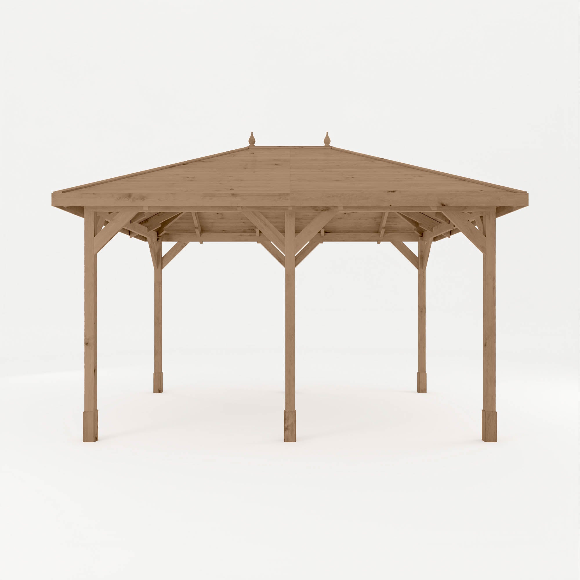 4m x 3m Pressure Treated Gazebo with Tongue & Groove Roof