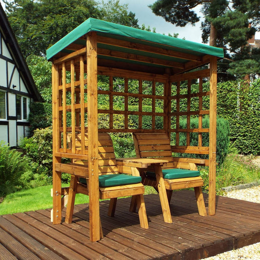 Charles Taylor Henley Twin Seat Arbour with Cushions