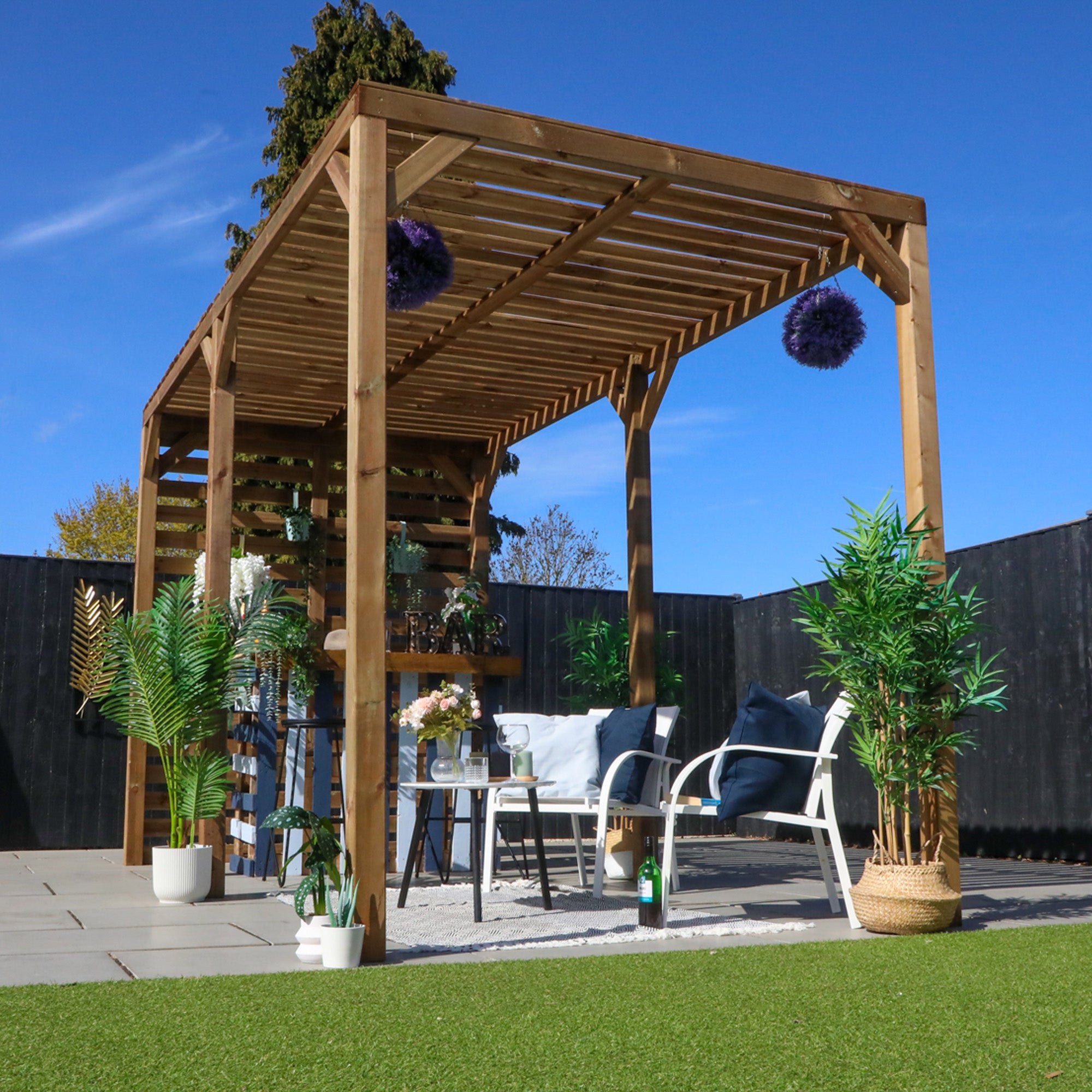 2m x 4m Pressure Treated Pergola