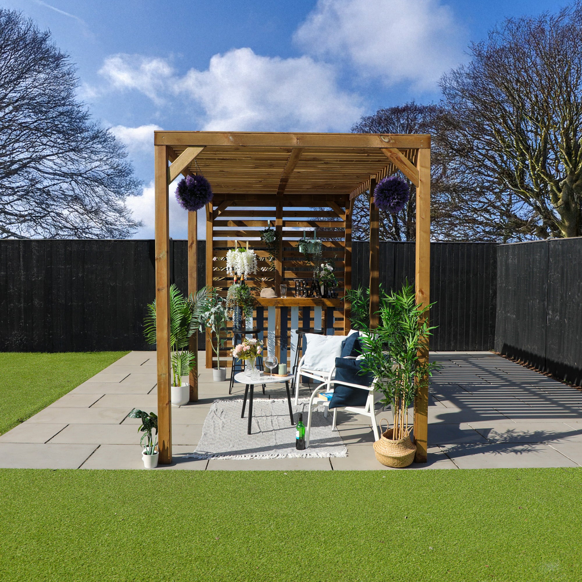2m x 4m Pressure Treated Pergola