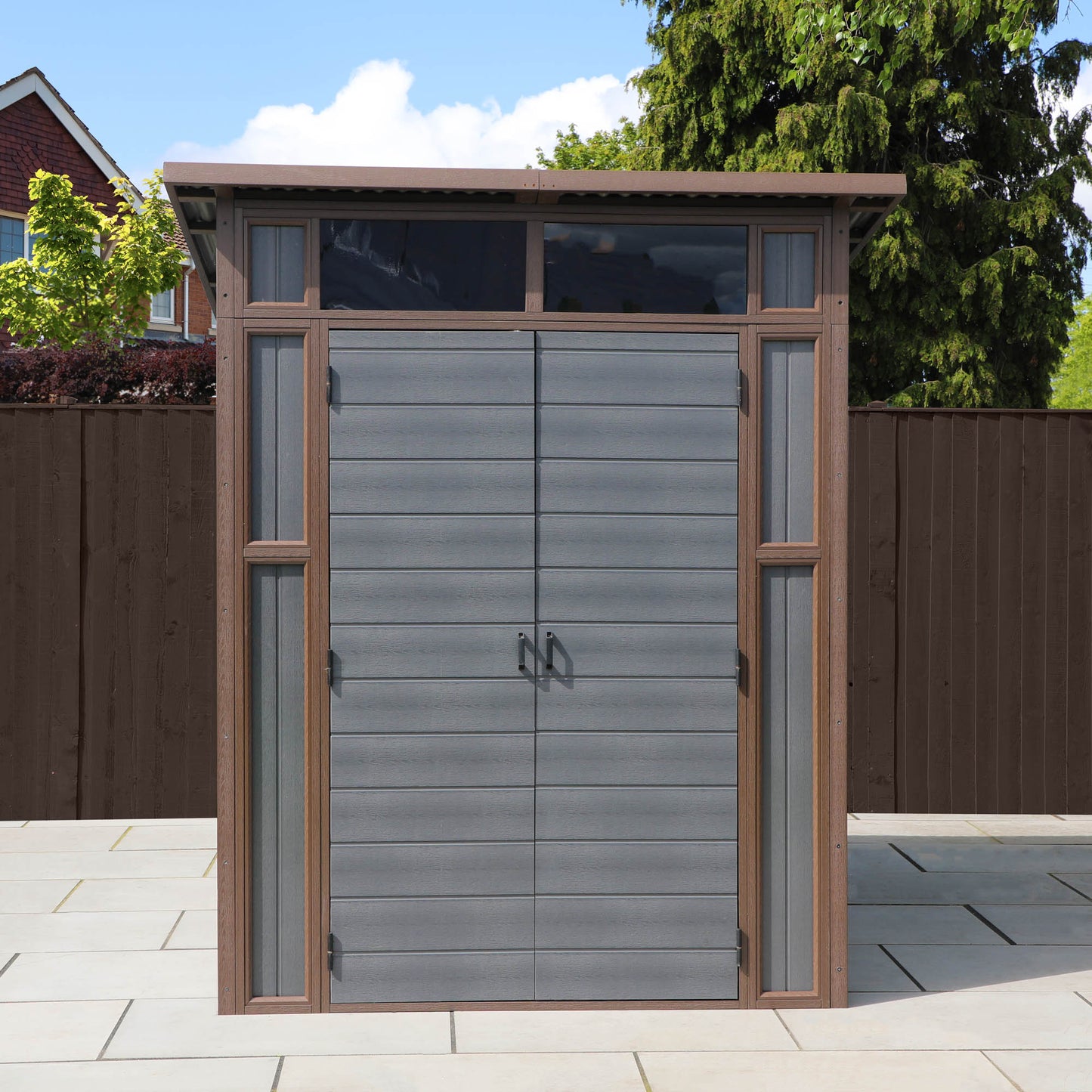 7 x 7 Premium Composite Pent Shed