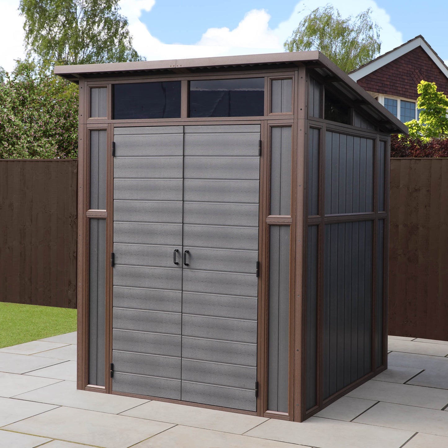 7 x 7 Premium Composite Pent Shed