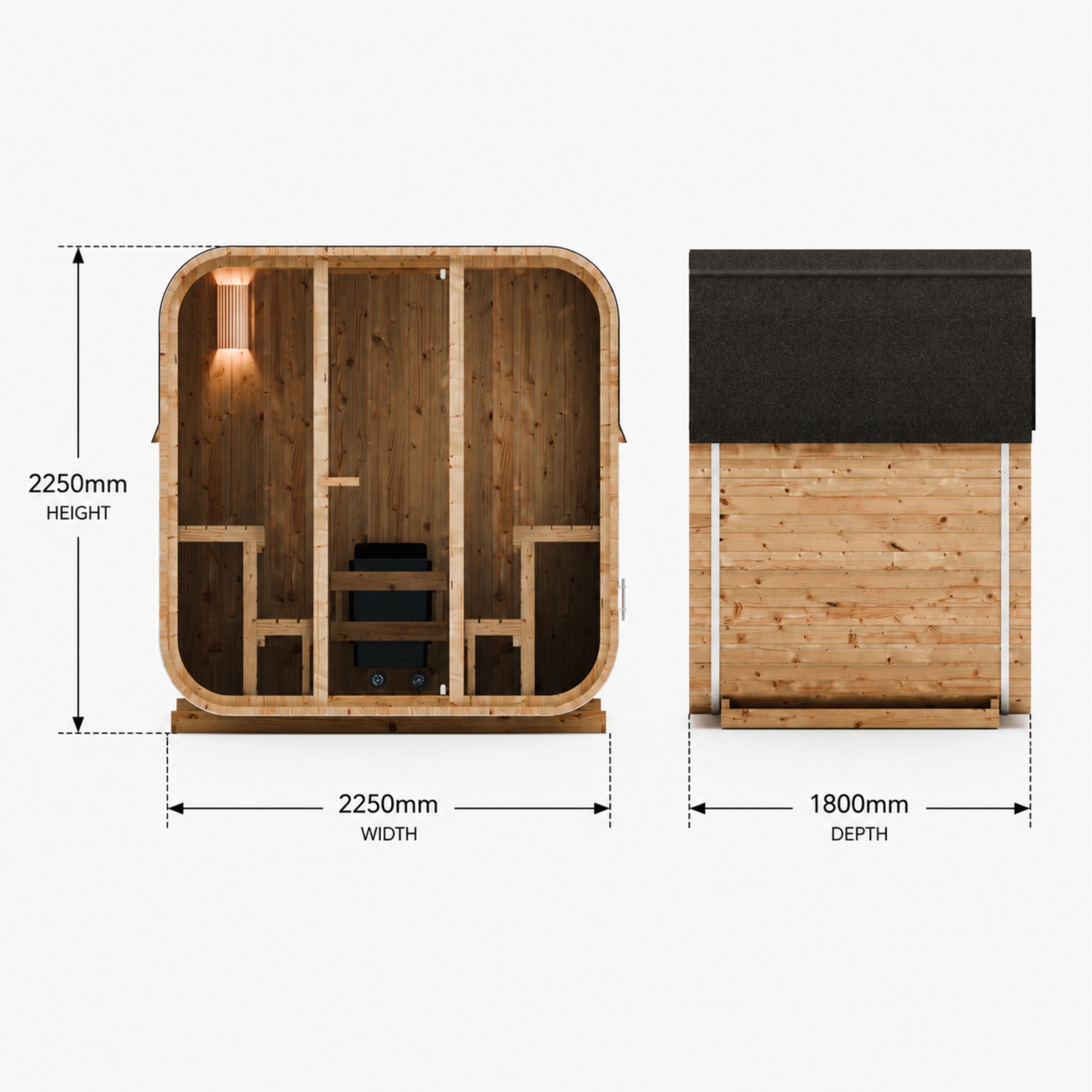 Novi Cube Sauna Extra Large