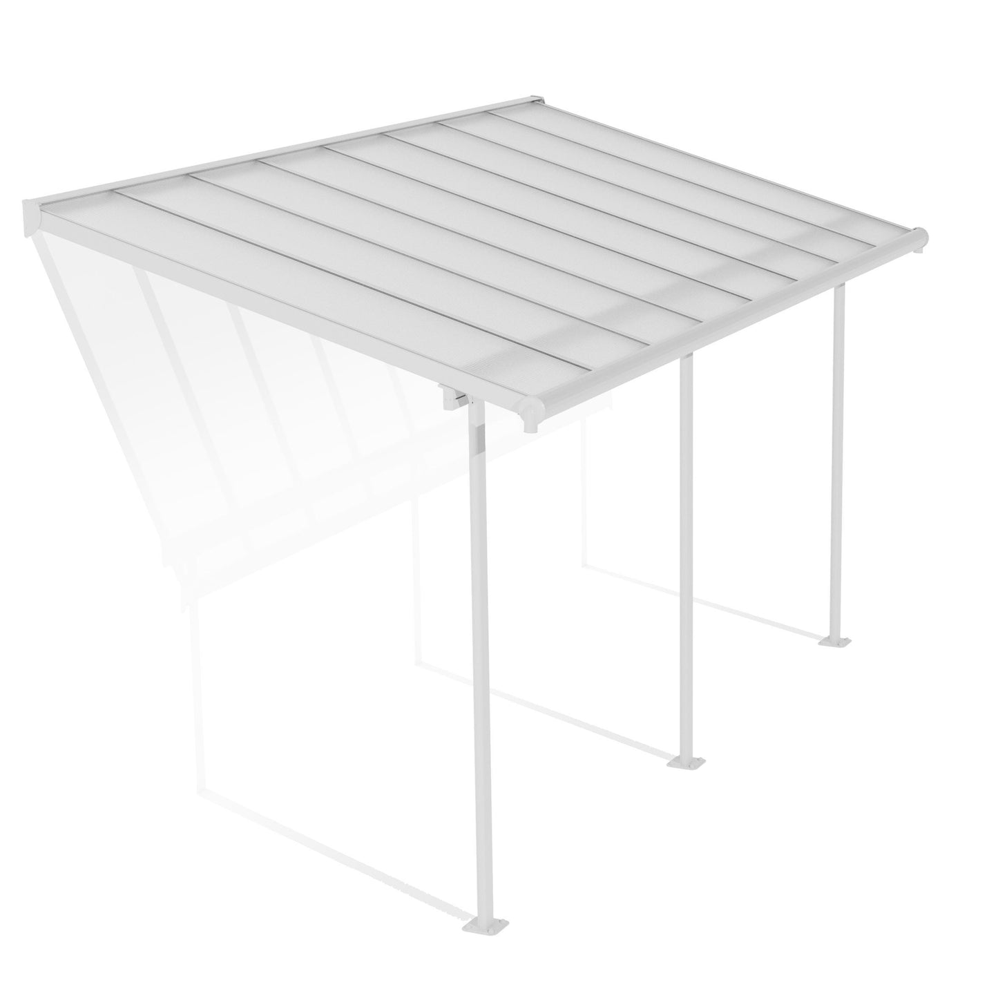 Canopia by Palram 2.3 x 4.6 Sierra Patio Cover - White