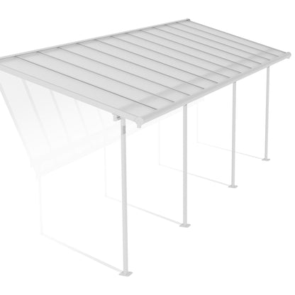 Canopia by Palram 2.3 x 6.9 Sierra Patio Cover - White