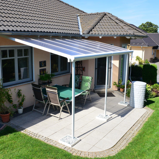 Canopia by Palram 3 x 4.25 Sierra Patio Cover - White