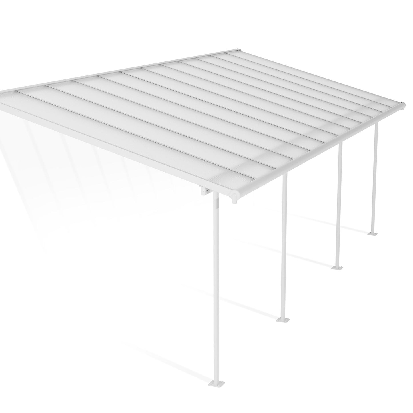 Canopia by Palram 3 x 7.30 Sierra Patio Cover - White