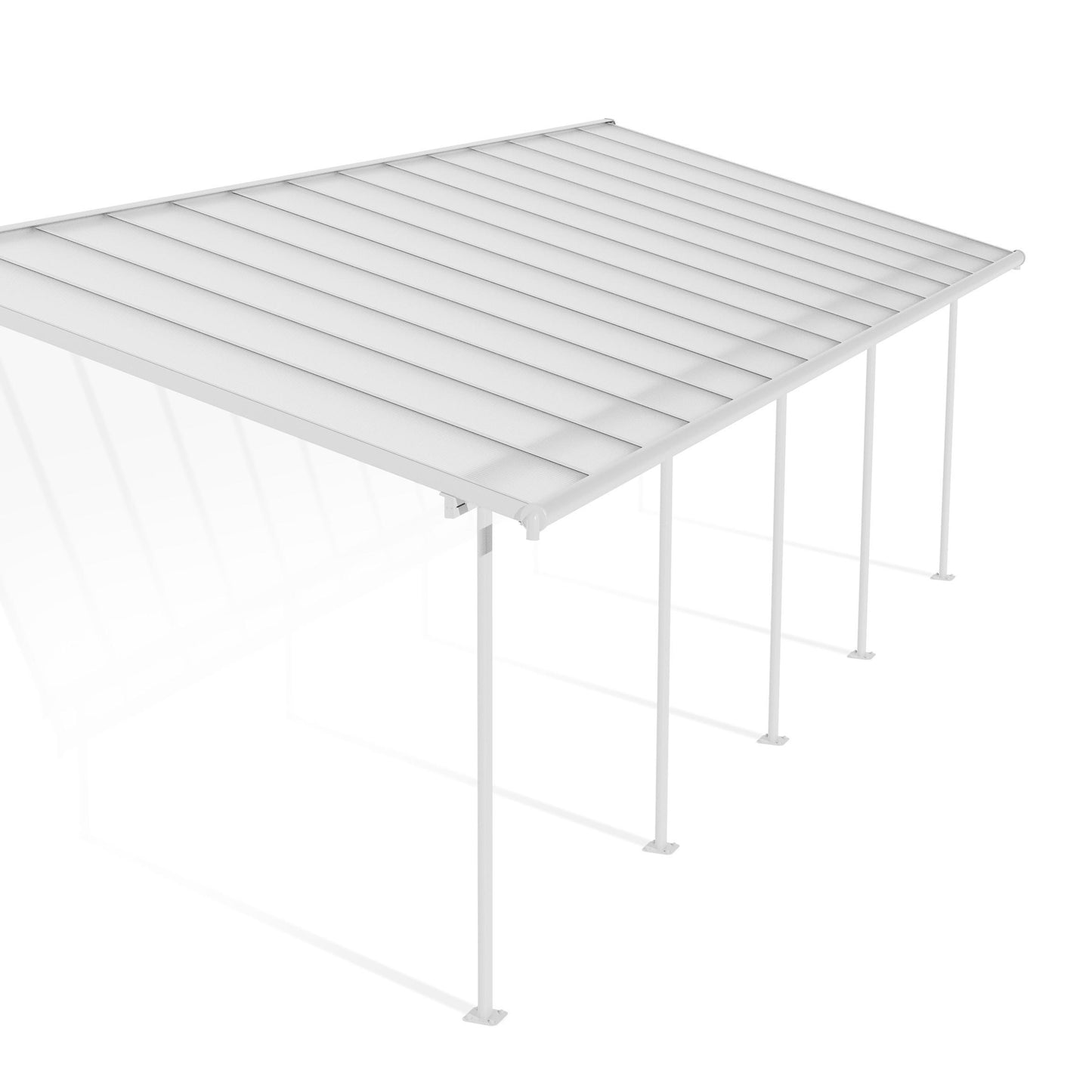 Canopia by Palram 3 x 8.51 Sierra Patio Cover - White