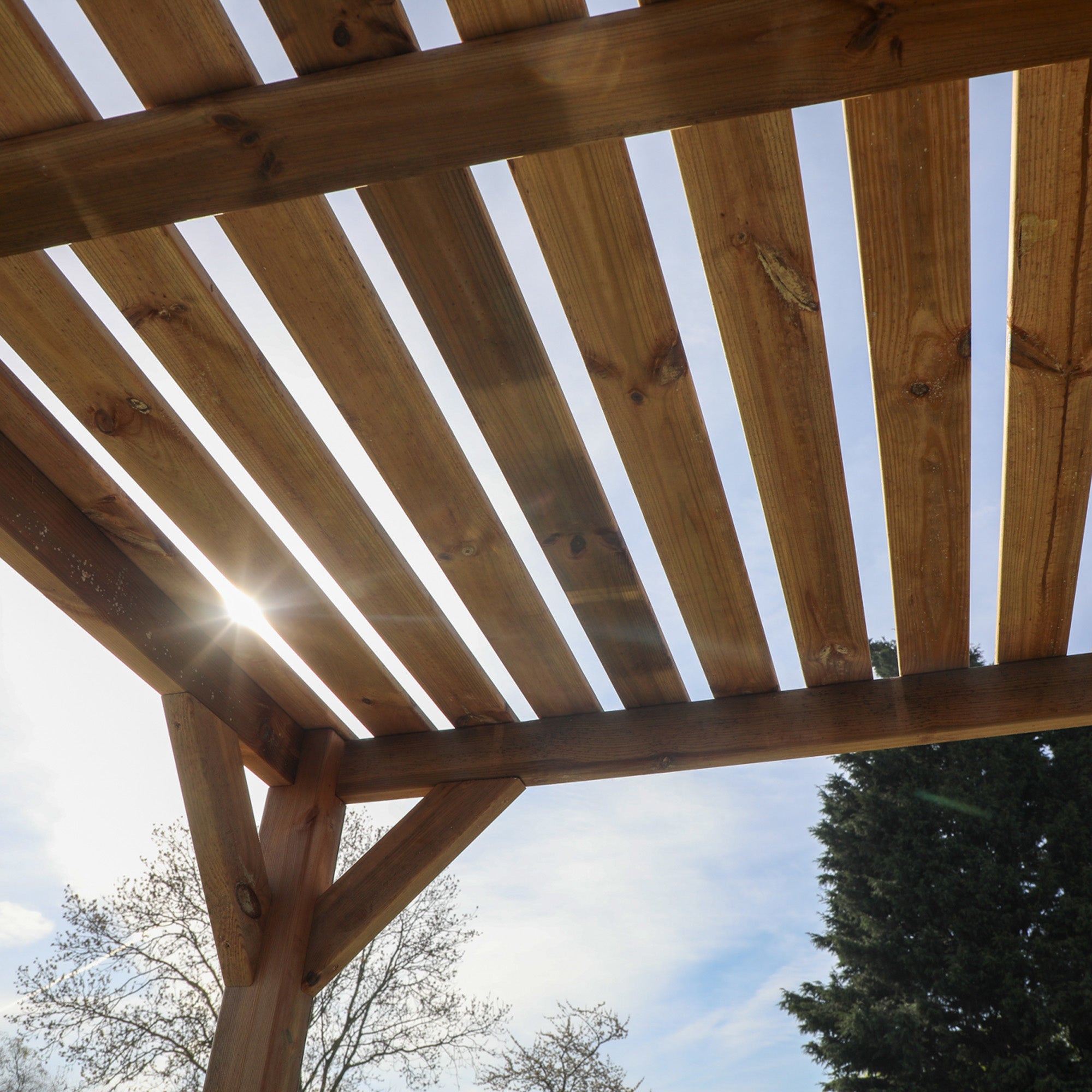 2m x 2m Pressure Treated Pergola