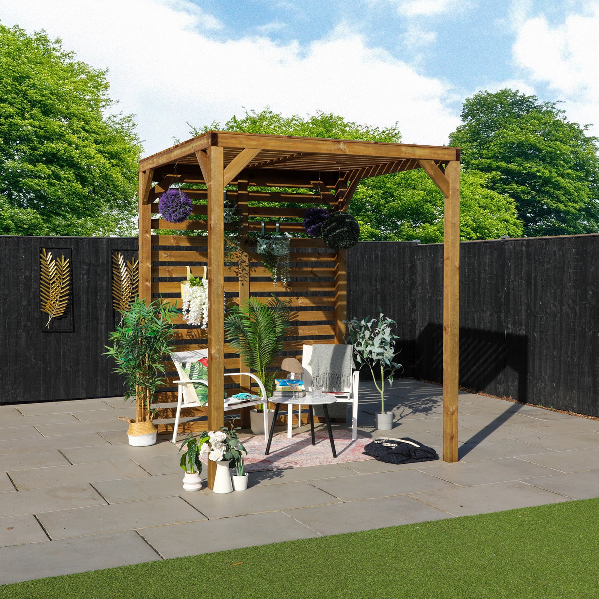 2m x 2m Pressure Treated Pergola