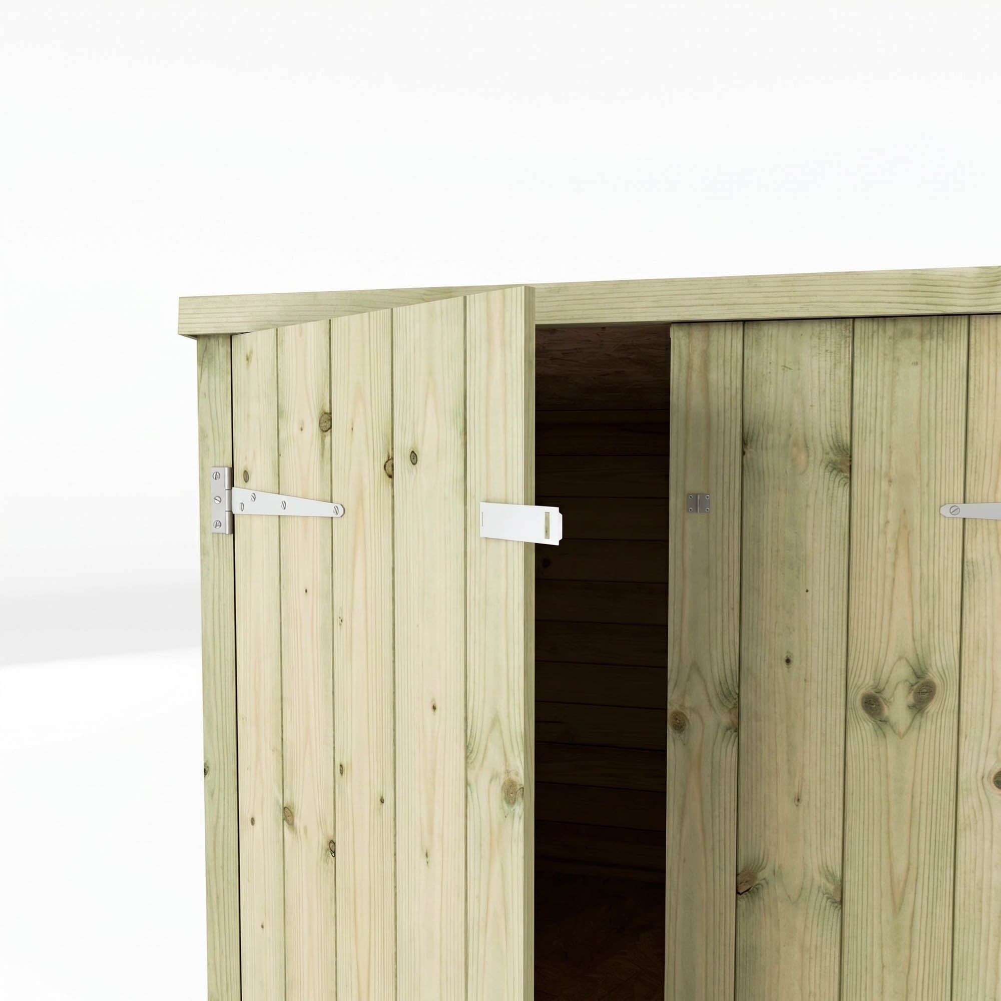 4 x 6 Value Overlap Double Door Bike Shed