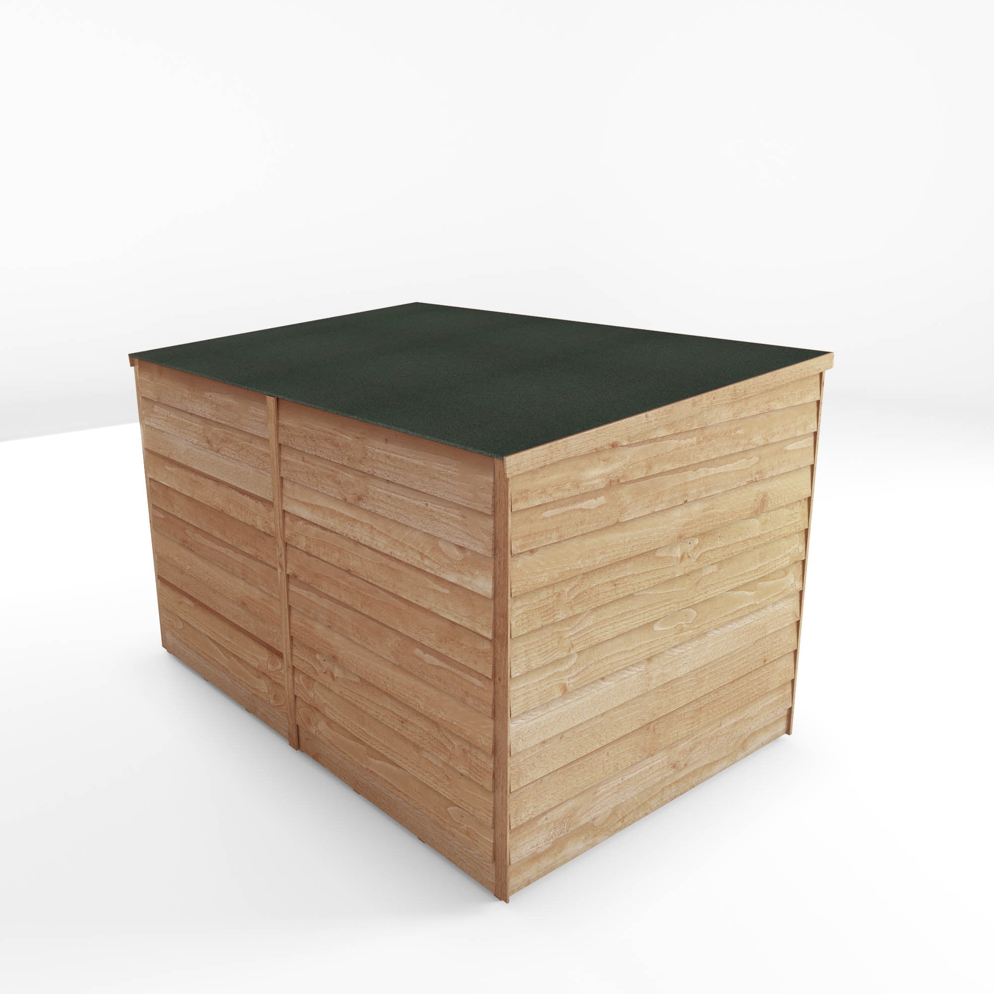 4 x 6 Value Overlap Double Door Overlap Bike Shed
