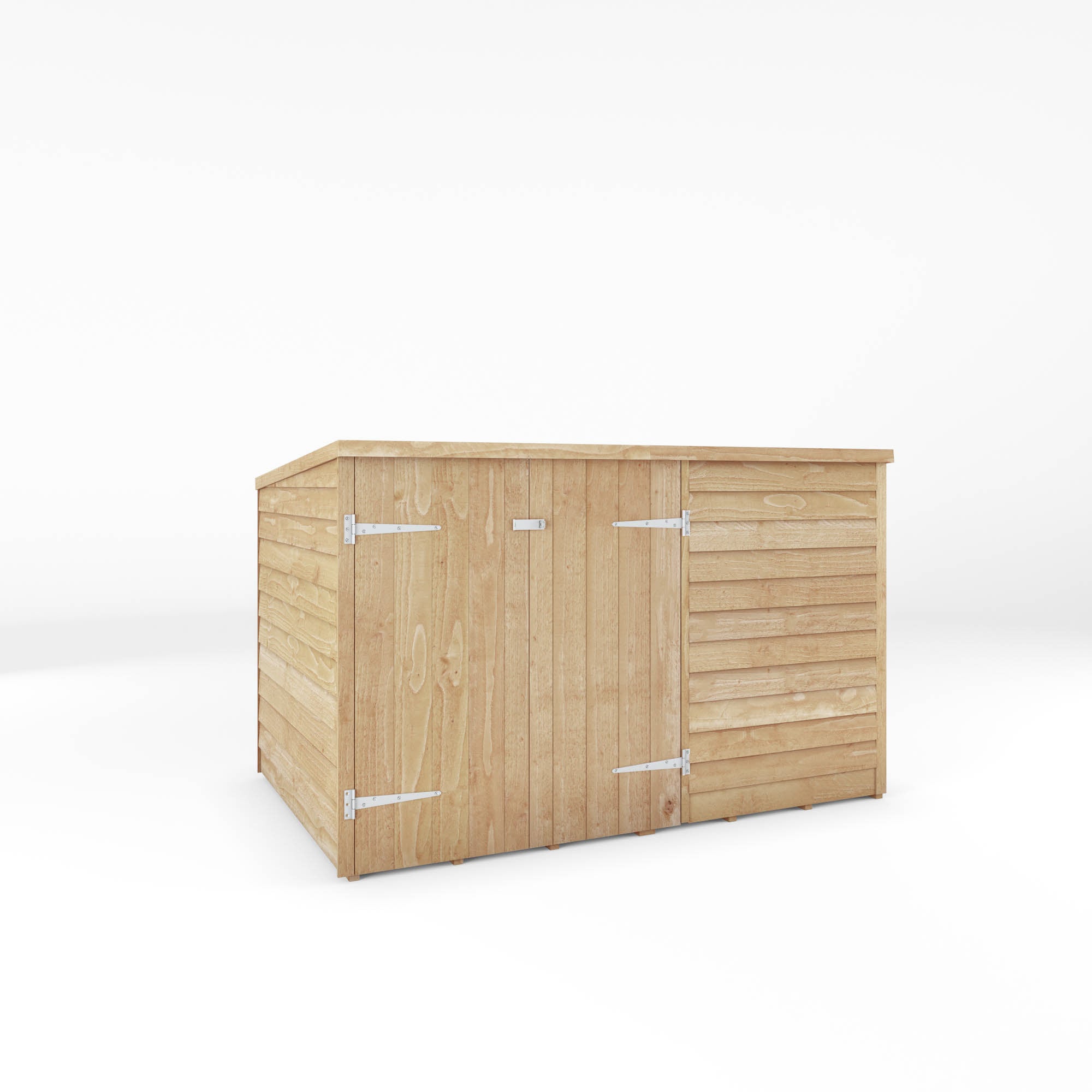4 x 6 Value Overlap Double Door Overlap Bike Shed