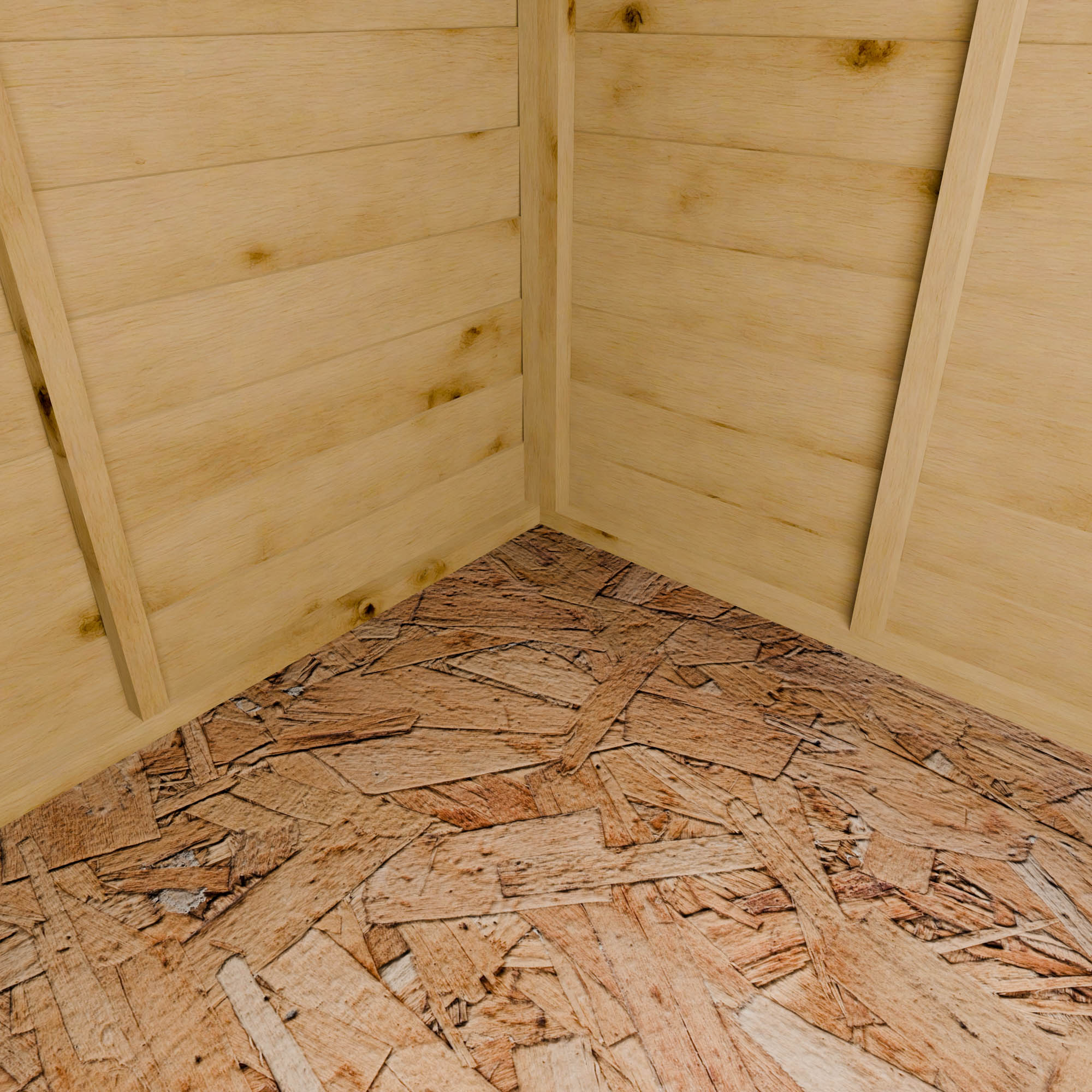 4 x 6 Value Overlap Double Door Overlap Bike Shed