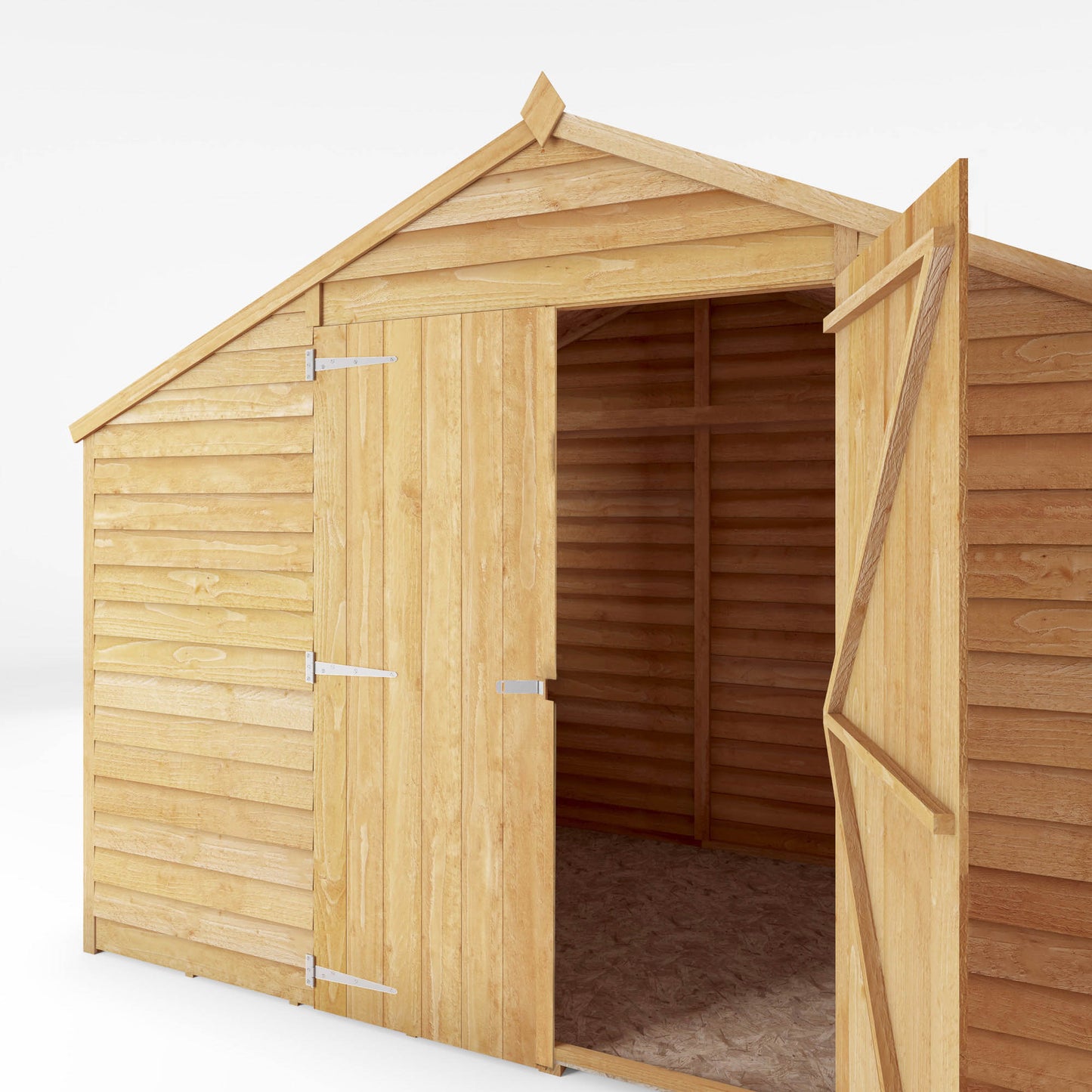 5 x 10 Overlap Apex Wooden Shed