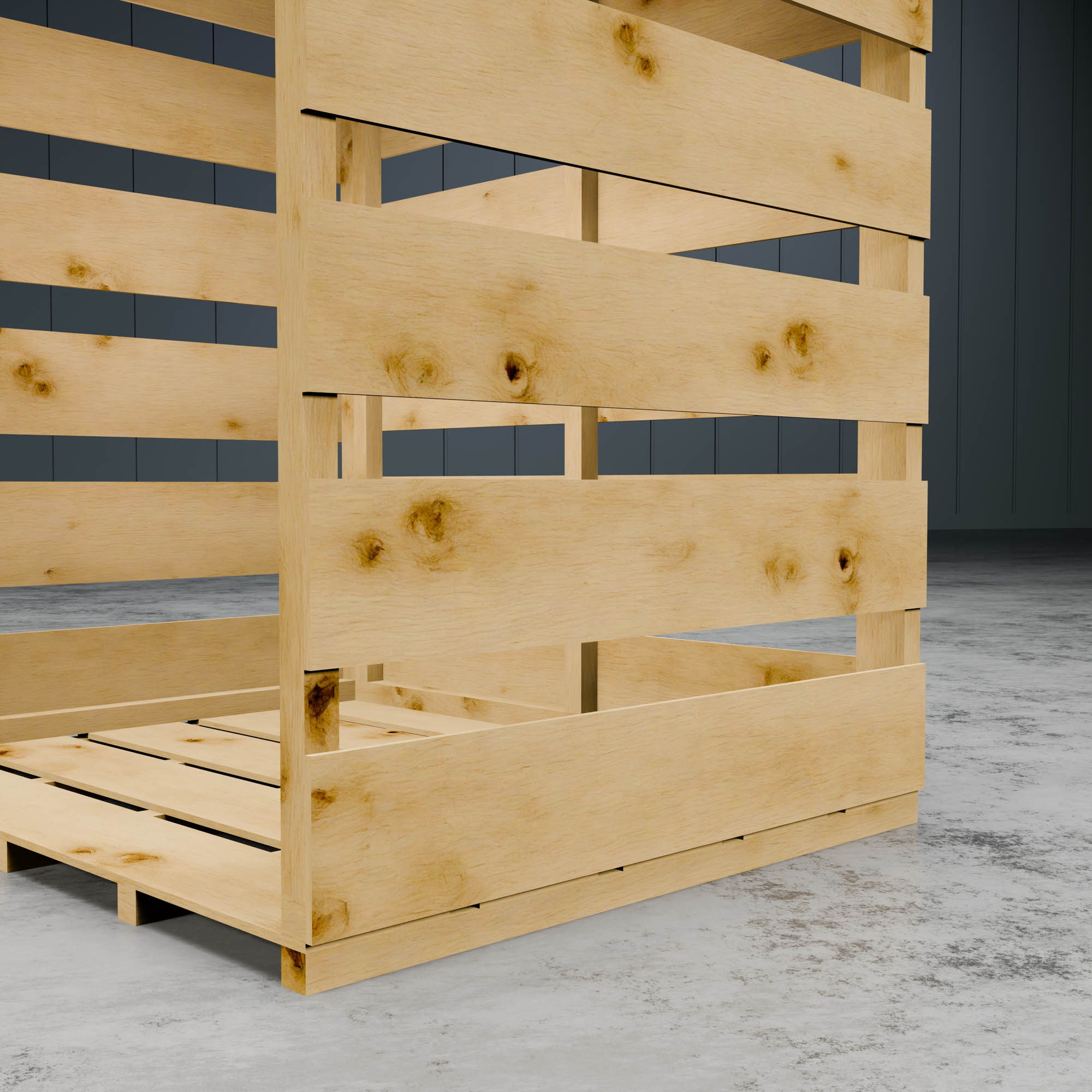 Pressure Treated Single Log Store