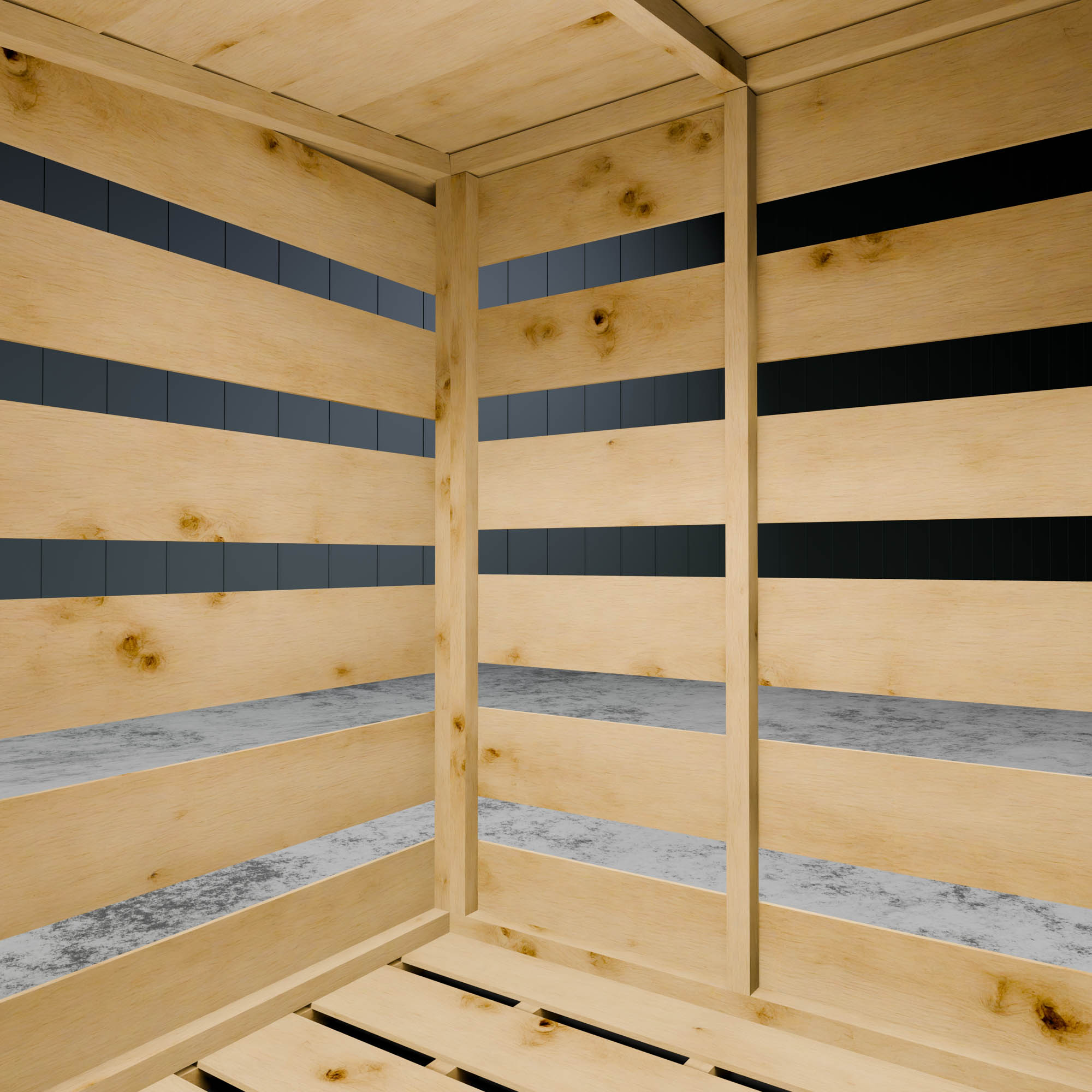 Pressure Treated Single Log Store