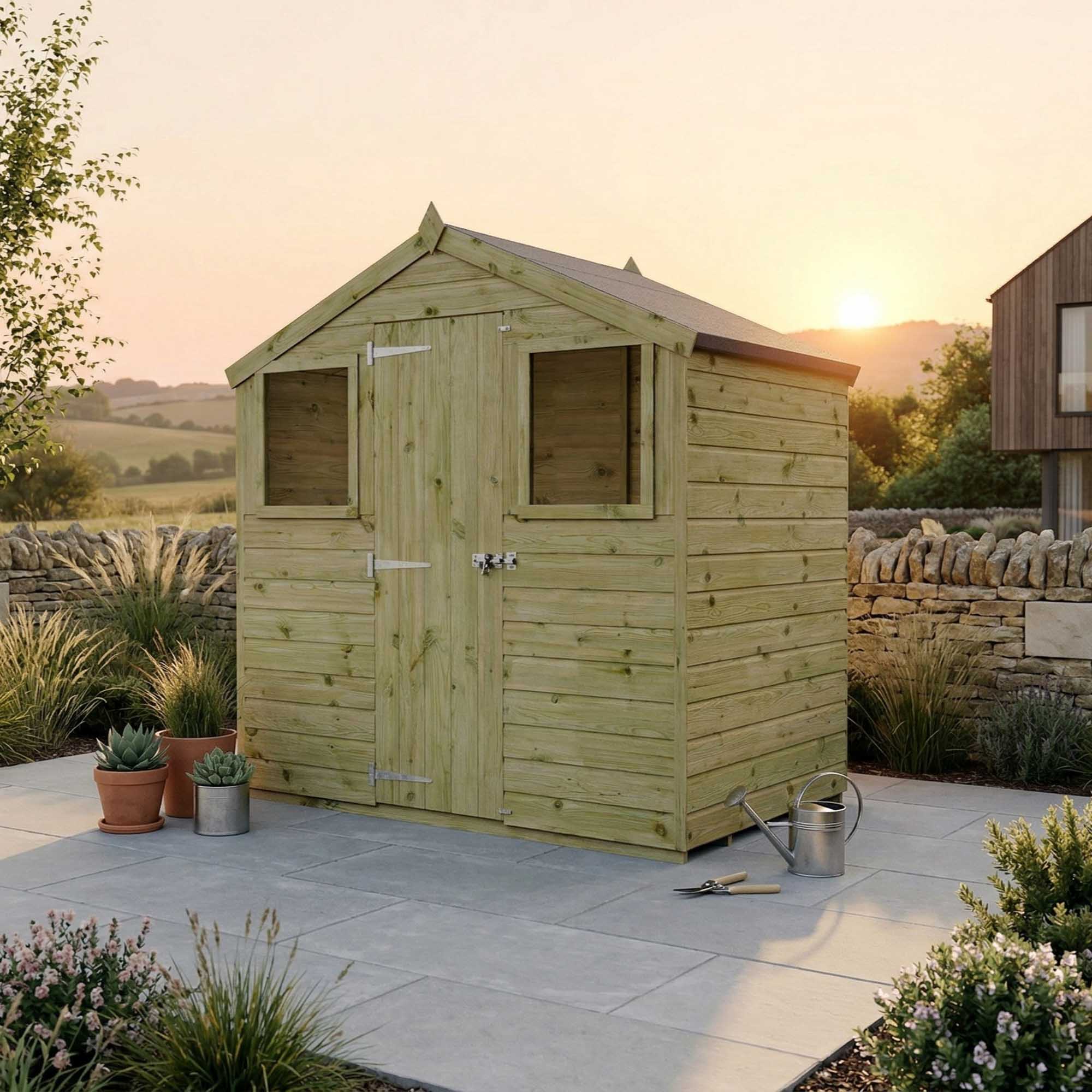 4 x 6 Shiplap Apex Garden Storage Shed