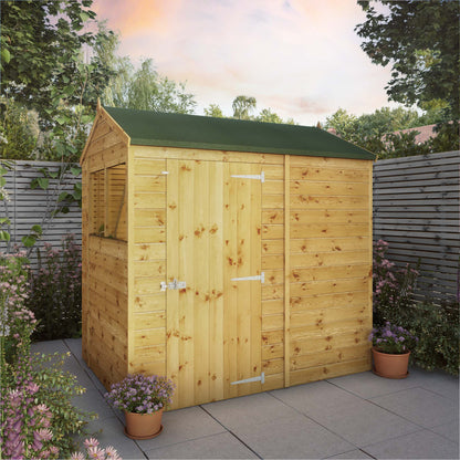 7 x 5 Shiplap Reverse Apex Wooden Shed