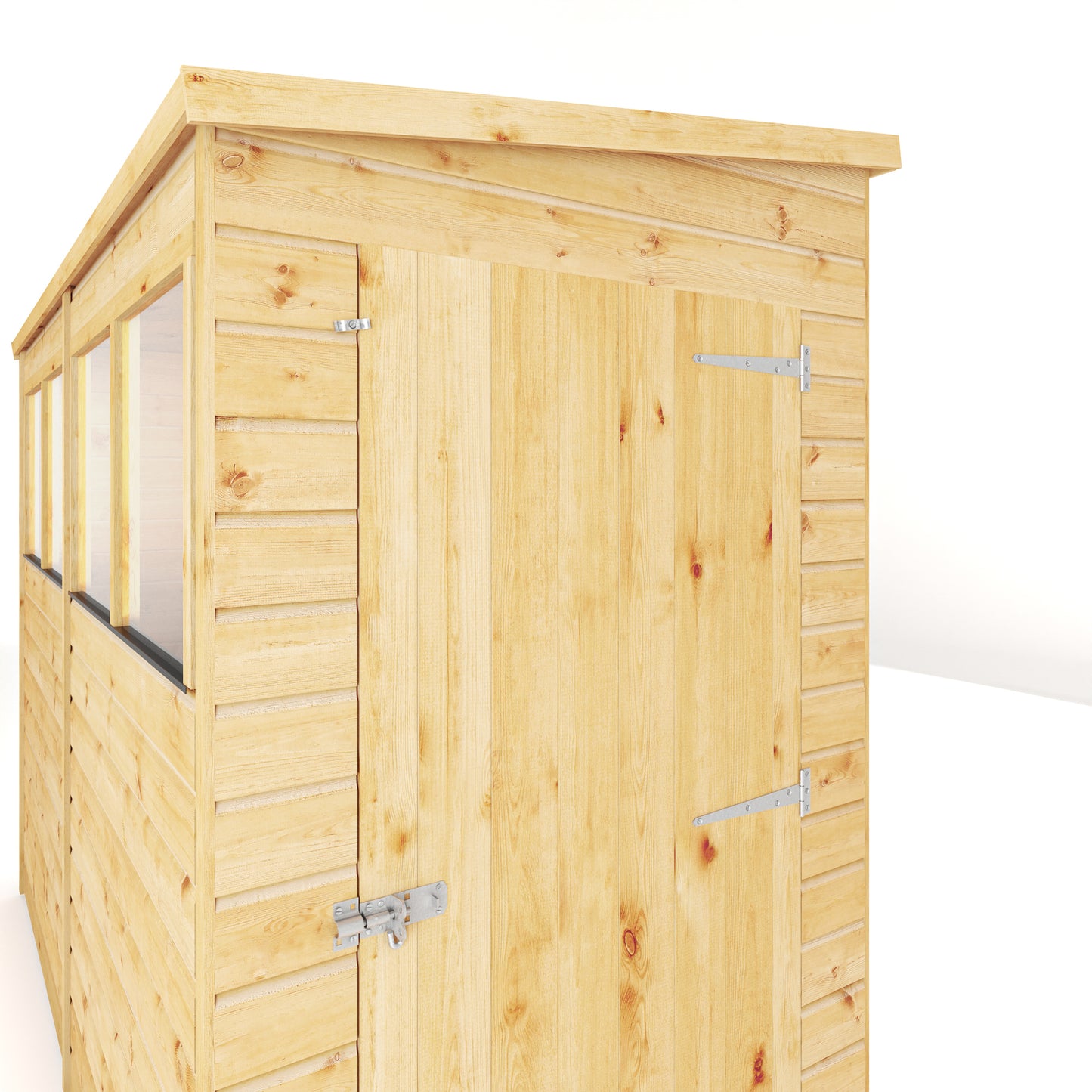 8 x 4 Modular Shiplap Pent Wooden Shed