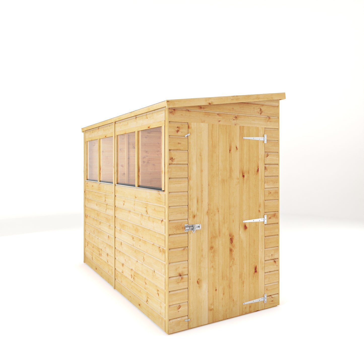 8 x 4 Modular Shiplap Pent Wooden Shed