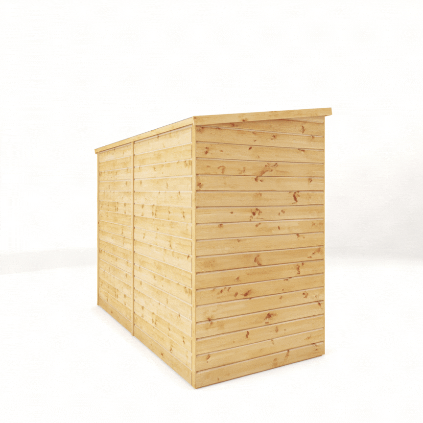 8 x 4 Modular Shiplap Pent Wooden Shed