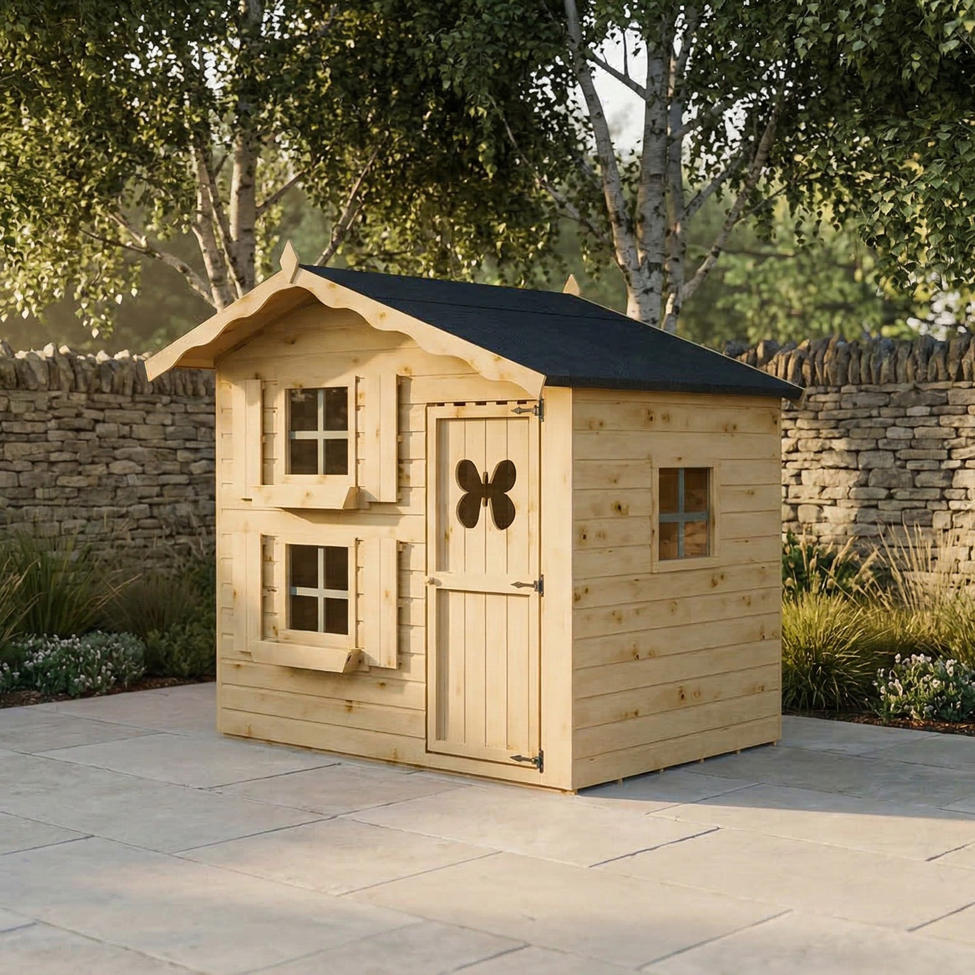 7 x 5 Snowdrop Wooden Playhouse with Loft